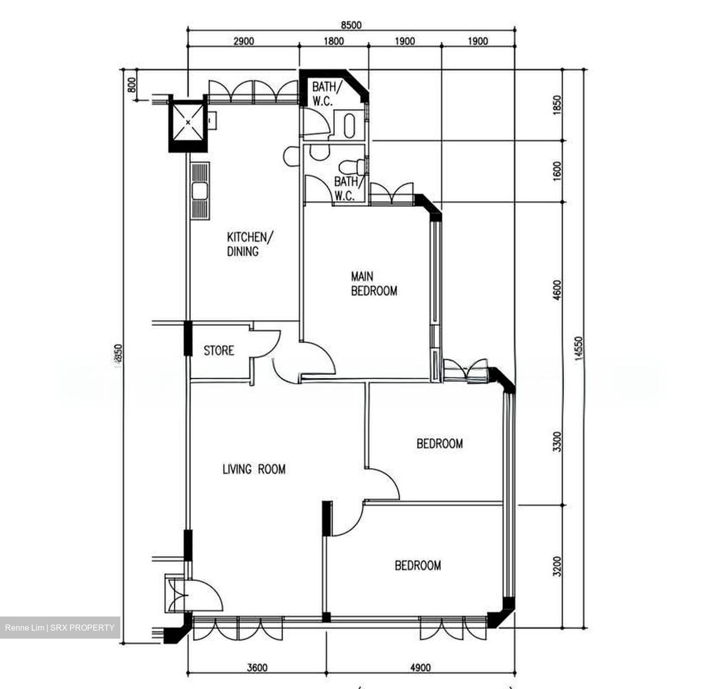 Blk 304 Hong Kah East Garden (Jurong East), HDB 4 Rooms #566608411